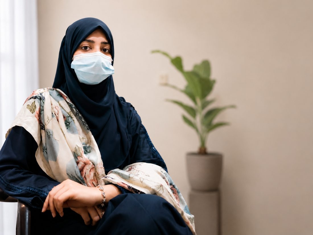 Clinical Dietitian Areeba Tariq during a patient consultation
